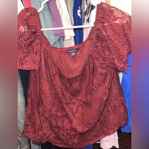 Off the shoulder top